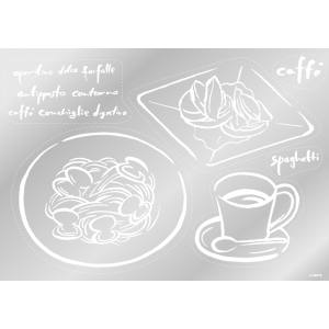 のぼり屋工房 のぼり屋工房 ウィンドウシール イタリアン イラスト6 60310