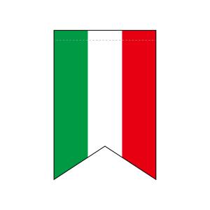 のぼり屋工房 のぼり屋工房 変形タペ イタリア国旗柄 69411