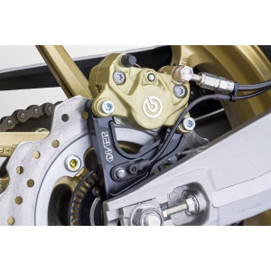 オーヴァーレーシング OVER RACING オーヴァーレーシング 83-021-21B Rキャリパーサポート BLK ブレンボ2P CBR250RR ABS