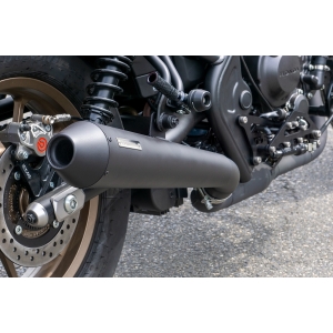 オーヴァーレーシング OVER RACING オーヴァーレーシング 17-131-02 SSメガホン S/Oマフラー BLK Rebel250(23-25)/S Edition(23-25)
