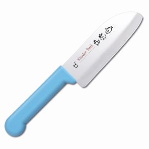 藤次郎 TOJIRO 藤次郎 FC-621 きんだーぱーく 子供用 子ども用 クッキングナイフ 115mm 青 TOJIRO