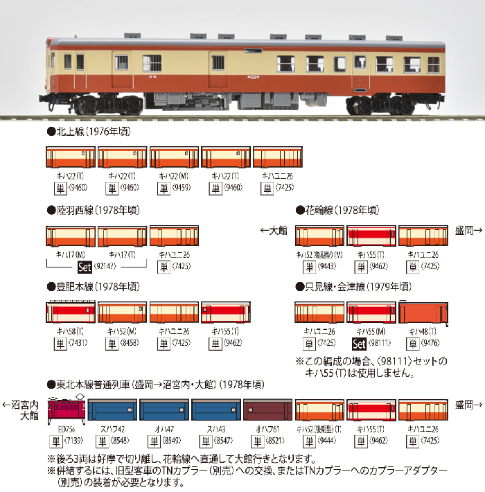  トミーテック TOMIX TOMIX 7425 キハユニ26形
