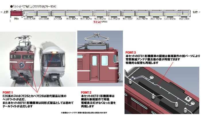  トミーテック TOMIX TOMIX　97983　特別企画品 JR E26系「さよならカシオペア」セット（予約）
