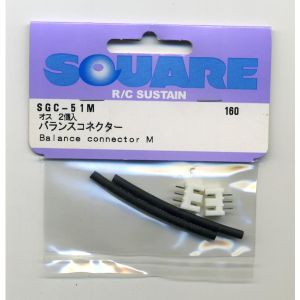 スクエア スクエア バランスコネクター2S JST-×H オス2個 SGC-51M