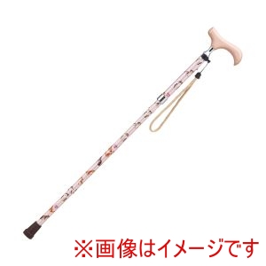 ケイ ホスピア ケイ 501290 AN-14 愛杖 プリティキャッツシリーズ 折りたたみ杖 ライトロゼ