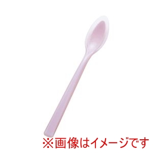 岡部洋食器製作所 岡部洋食器 口あたりやさしいスプーン 一体深型 小 ピンク KU-06P
