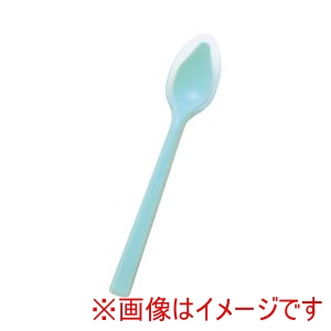 岡部洋食器製作所 岡部洋食器 口あたりやさしいスプーン 一体深型 大 ブルー KU-07B