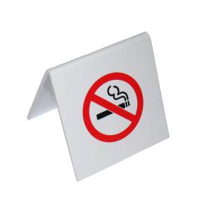 えいむ えいむ A型禁煙席 NO SMOKING SI-5 ホワイト 65×65