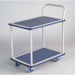 金沢車輛 金沢車輛 NHT-104 小型スチール台車 2段式 メーカー直送 法人限定 代引不可 北海道九州沖縄離島不可