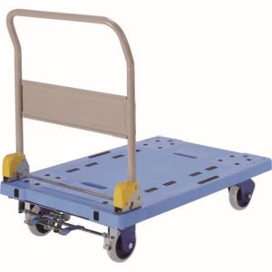 金沢車輛 金沢車輛 NP-306GS 大型環境静音樹脂台車 ハンドル折りたたみ式 フットブレーキ付 メーカー直送 法人限定 代引不可 北海道九州沖縄離島不可