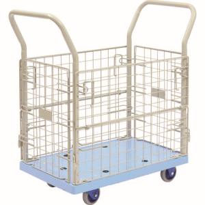 金沢車輛 金沢車輛 NP-107GS 小型環境静音樹脂台車 金網付 メーカー直送 法人限定 代引不可 北海道九州沖縄離島不可