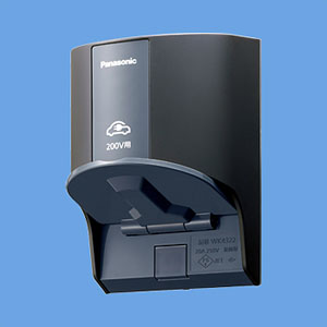 パナソニック Panasonic パナソニック WK4322B EV PHEV充電用15A 20A兼用接地屋外コンセント 200V用 ブラック Panasonic