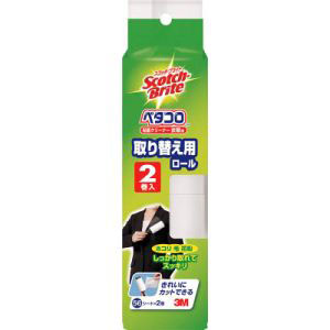 スリーエム 3M スリーエム 3M 836RP56-JA ペタコロ 粘着クリーナー衣類用取替え用ロール 2巻入り