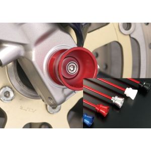 アグラス AGRAS アグラス 344-267-A0B フロントアクスルプロテクター ファンネル ブルー MT-09/SP 21- FZ1 AGRAS