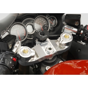 アグラス AGRAS アグラス 321-391-000 トップブリッジ&ハンドル シルバー GSX1300R 08-12 AGRAS