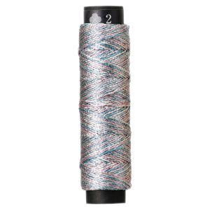 ルシアン LECIEN cosmo ルシアン にしきいと ラメ 錦 丸撚り 刺しゅう糸 20m巻 Col.2 紅水晶 べにすいしょう No.77 CS77-2 cosmo
