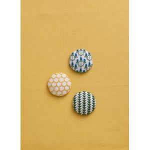 ルシアン LECIEN　cosmo ルシアン 地刺しキット 包みボタン natural 2303 cosmo