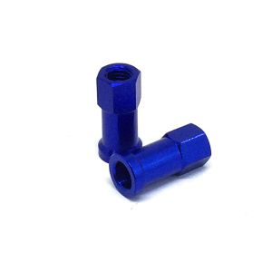 ディーアールシー DRC DRC F7426 アルミクイックリリースナット ブルー 2ケ アルミ ディーアールシー