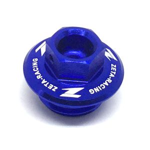 ジータ ZETA ジータ F6629 オイルフィラーキャップ ブルー ホンダ/ヤマハ/カワサキ φ20/P=2.5 ZETA