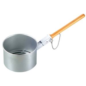 江部松商事 EB EBM 鉄鋳物目皿付 ジャンボ火起し 木柄差込式 中 180 江部松商事