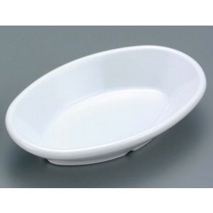 江部松商事 EBM EBM ジェスナー オーバルディッシュ メラミン 0314 ホワイト 江部松商事