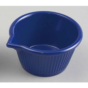 江部松商事 EBM EBM ジェスナー 口付ラメキン メラミン 0388A コバルトブルー 3oz 江部松商事