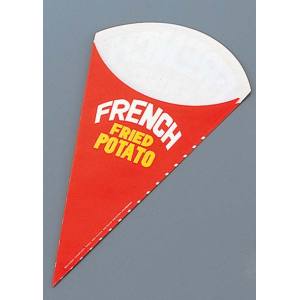 江部松商事 EBM EBM 三角ポテト袋 3000枚入 01452 大 紙製 江部松商事