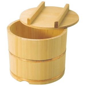 江部松商事 EB EBM さわら製 飯枢 上物 のせ蓋型 21cm 江部松商事