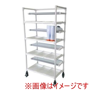 江部松商事 EBM EBM イレクター 抗菌シューズラック 2段タイプ 12足用 白 江部松商事
