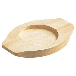 江部松商事 EBM EBM 石焼ビビンバ用木台 小15 16cm用 236×156 江部松商事