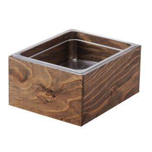 江部松商事 EBM EBM 木枠アイスボックス 1/2-H100mm エボニー塗装 江部松商事