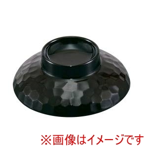 台和 台和 メラミン 亀甲吸物椀 蓋 溜内黒 GW-364TM-B