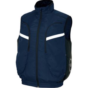 アイトス アイトス AZ50195-008-LL 物流作業対応型空調服ベスト 空調服TM ネイビー LLサイズ