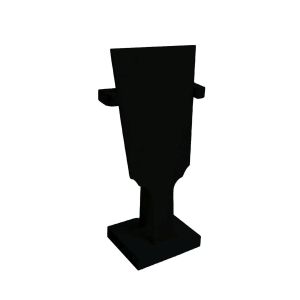日本紐釦貿易 Nippon Chuko NBK スタンド付ミニ羽子板 黒 飾り台付き 1組入 CC1291 日本紐釦貿易