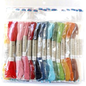 オリムパス オリムパス 刺し子糸 単色 20m 全29色 OS-20M-29SET