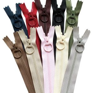 日本紐釦貿易 Nippon Chuko NBK リング付きビスロンファスナー 定番カラー 40cm 10色各1本入 3VST40-10MIX 日本紐釦貿易