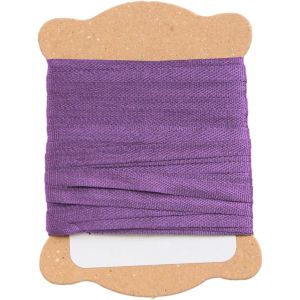 日本紐釦貿易 Nippon Chuko NBK 正絹 刺しゅうリボン 巾3.5mm×約5m巻 むらさき KSR-533-5M 日本紐釦貿易