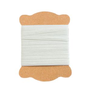 日本紐釦貿易 Nippon Chuko NBK 正絹 刺しゅうリボン 巾3.5mm×約5m巻 ベビーグリーン KSR-570-5M 日本紐釦貿易