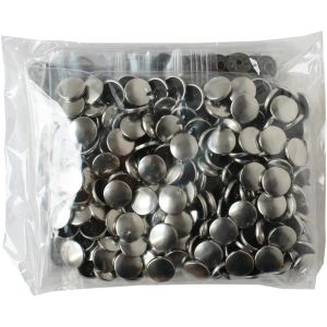日本紐釦貿易 Nippon Chuko NBK SUN METAL SNAP サンスナップ 両面メタル風スナップ 13mm 100組 シルバー  SMS13-TNK-100 日本紐釦貿易