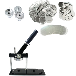 日本紐釦貿易 Nippon Chuko NBK 丸形用 缶バッジスターターセット マシン アタッチメント バッジパーツ φ56mm MA-PT56SET 日本紐釦貿易