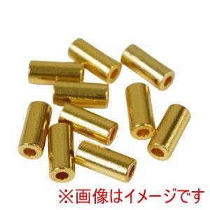 日本紐釦貿易 Nippon Chuko 日本紐釦 ひも先 金具 小 10個入 ゴールド SGM904-G