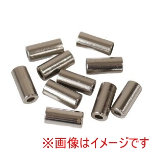 日本紐釦貿易 Nippon Chuko 日本紐釦 ひも先 金具 小 10個入 シルバー SGM904-S
