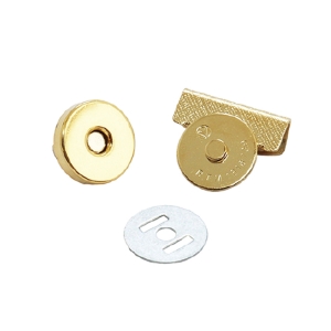 日本紐釦貿易 Nippon Chuko NBK はさみ式マグネット φ14mm 5個入 ゴールド M99-G 日本紐釦貿易