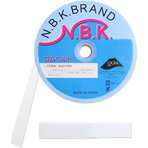日本紐釦貿易 Nippon Chuko NBK ニホンチューコー オリゴム 25mm×30m巻 白 F10-ORI25-W-30 日本紐釦貿易