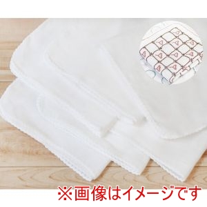 日本紐釦貿易 Nippon Chuko 日本紐釦貿易 手芸用 トリプルガーゼハンカチ 白 約25cm×25cm 6枚入 SSK-HNKC