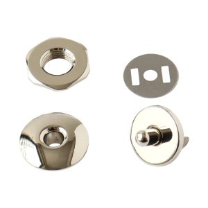 日本紐釦貿易 Nippon Chuko NBK ワンポールマグネット シルバー 1組 SM1701-S 日本紐釦貿易