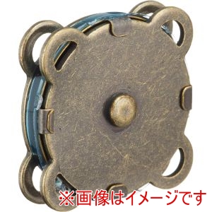 日本紐釦貿易 Nippon Chuko 日本紐釦貿易 縫い付 マグネット アンティークゴールド 直径18mm 30組入 SM9-AG-30