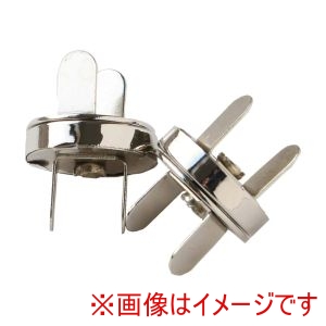 日本紐釦貿易 Nippon Chuko 日本紐釦貿易 足折 マグネットボタン 差し込みタイプ直径12mm 10組入 ニッケル SM10-S-10