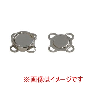 日本紐釦貿易 Nippon Chuko 日本紐釦貿易 縫い付け マグネット 直径10mm 3組入 ニッケル SM1-S
