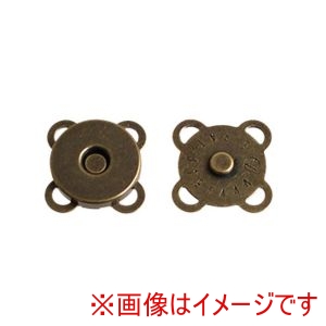 日本紐釦貿易 Nippon Chuko 日本紐釦貿易 うす型縫い付け マグネット 直径10mm 30個入アンティークゴールド SM6-AG-30